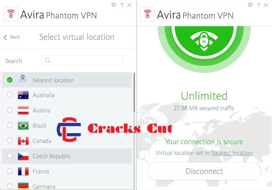 Avira Phantom VPN Pro Crack