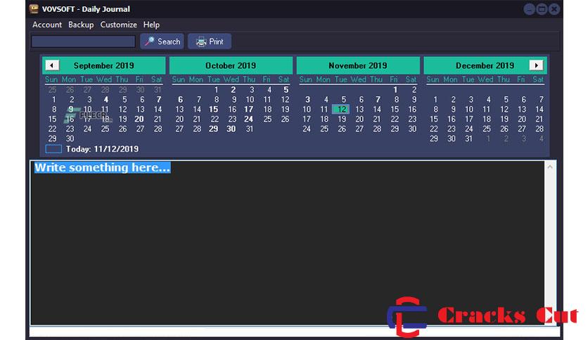 VovSoft Daily Journal Crack